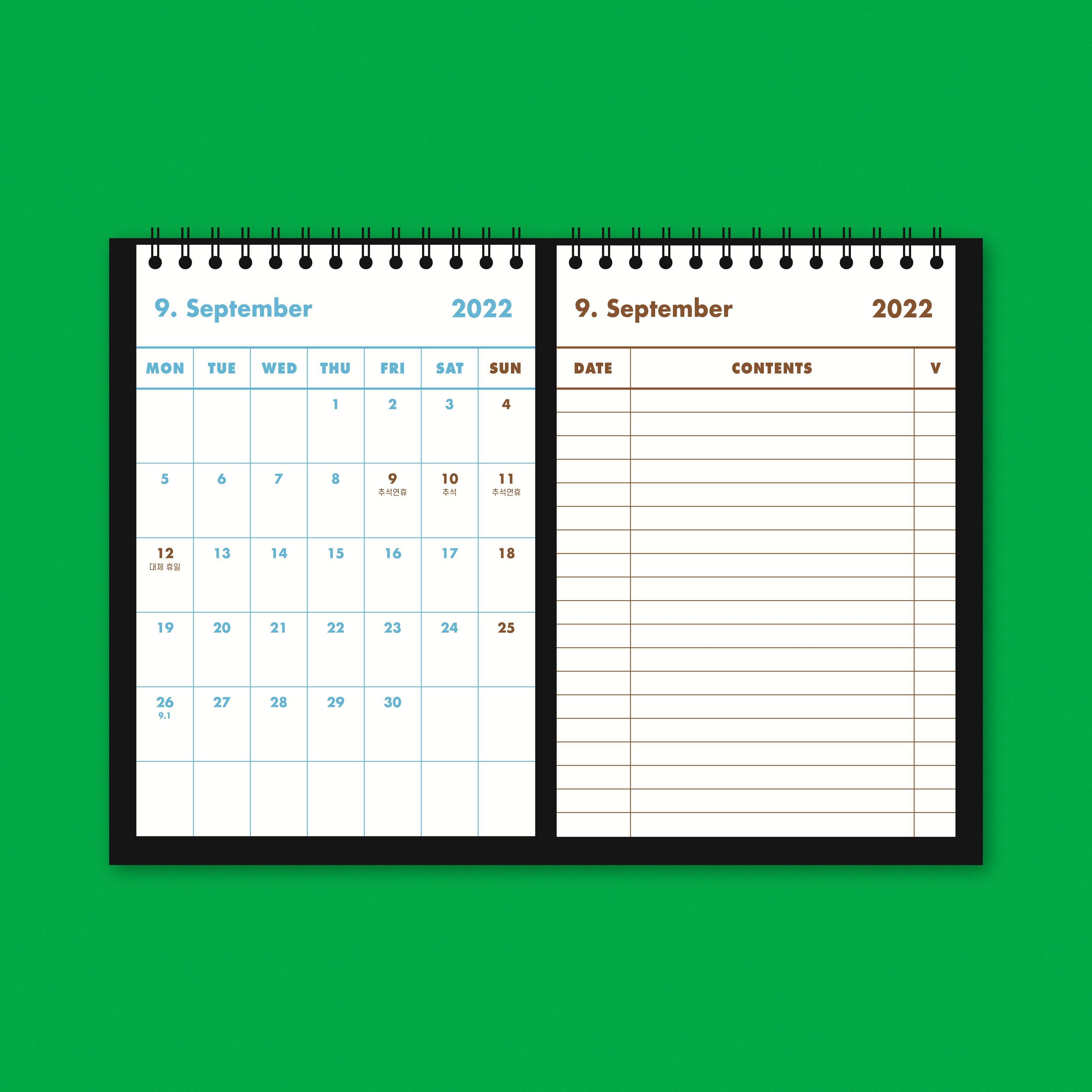 [Calendar] 2022 Desk Calendar