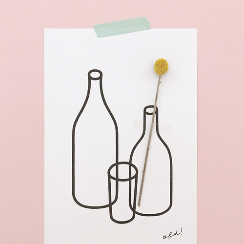 [Poster] Mini size_empty bottle