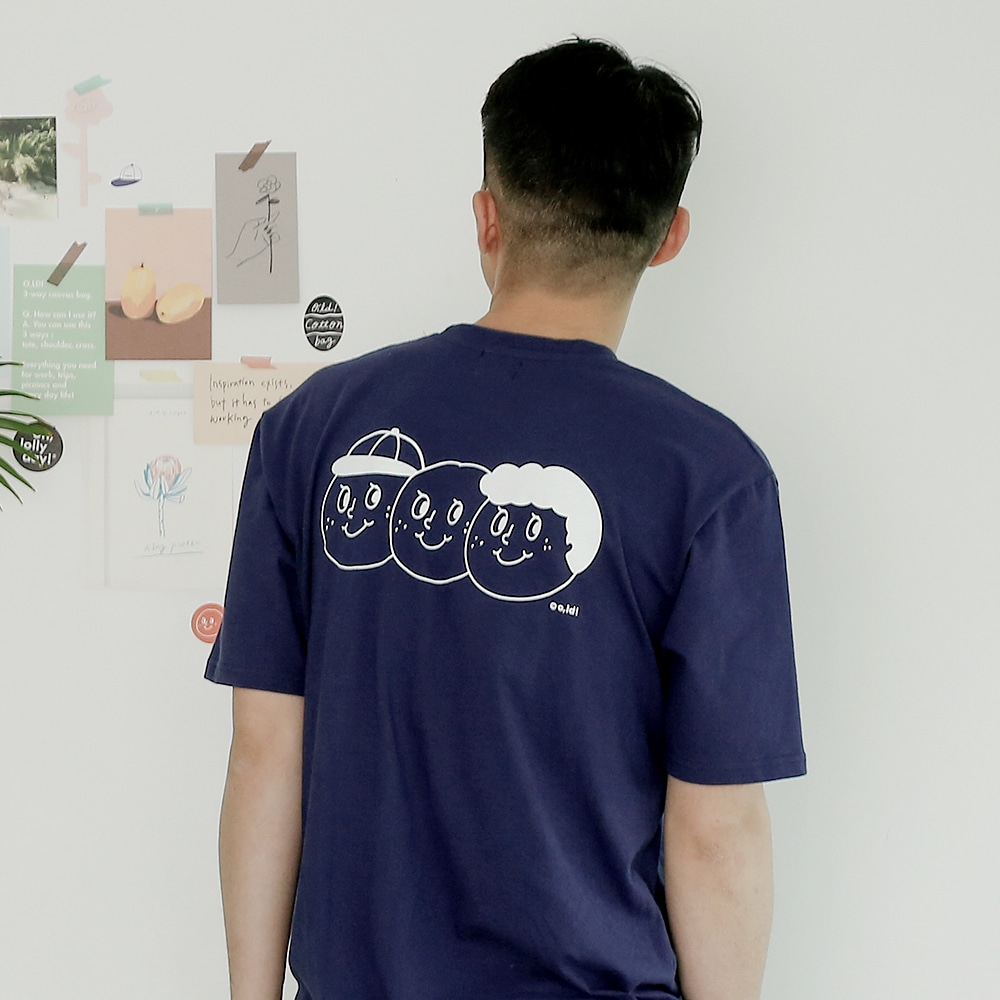 [Apparel] O,LD! 3 brothers T _ Navy