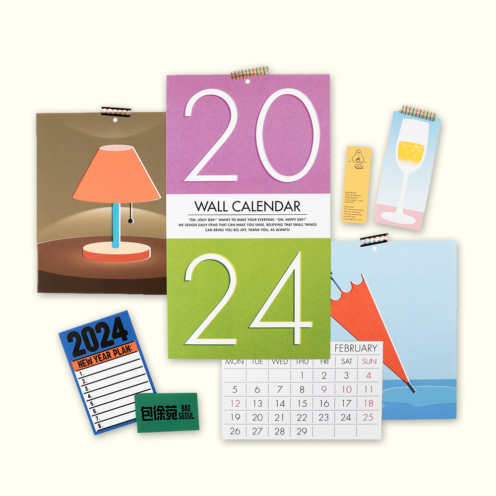 [Calendar] 2024 Wall Calendar