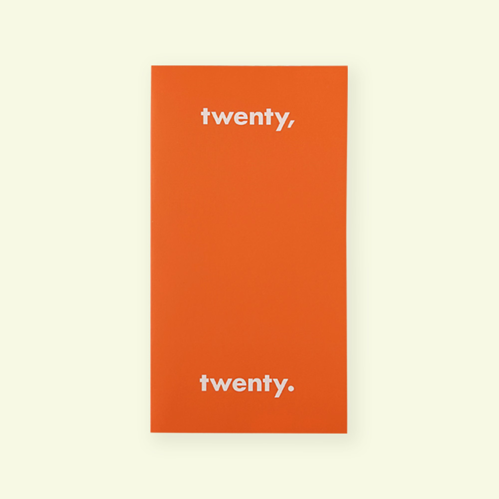 [Diary] Twenty,twenty._2020_mini_red orange