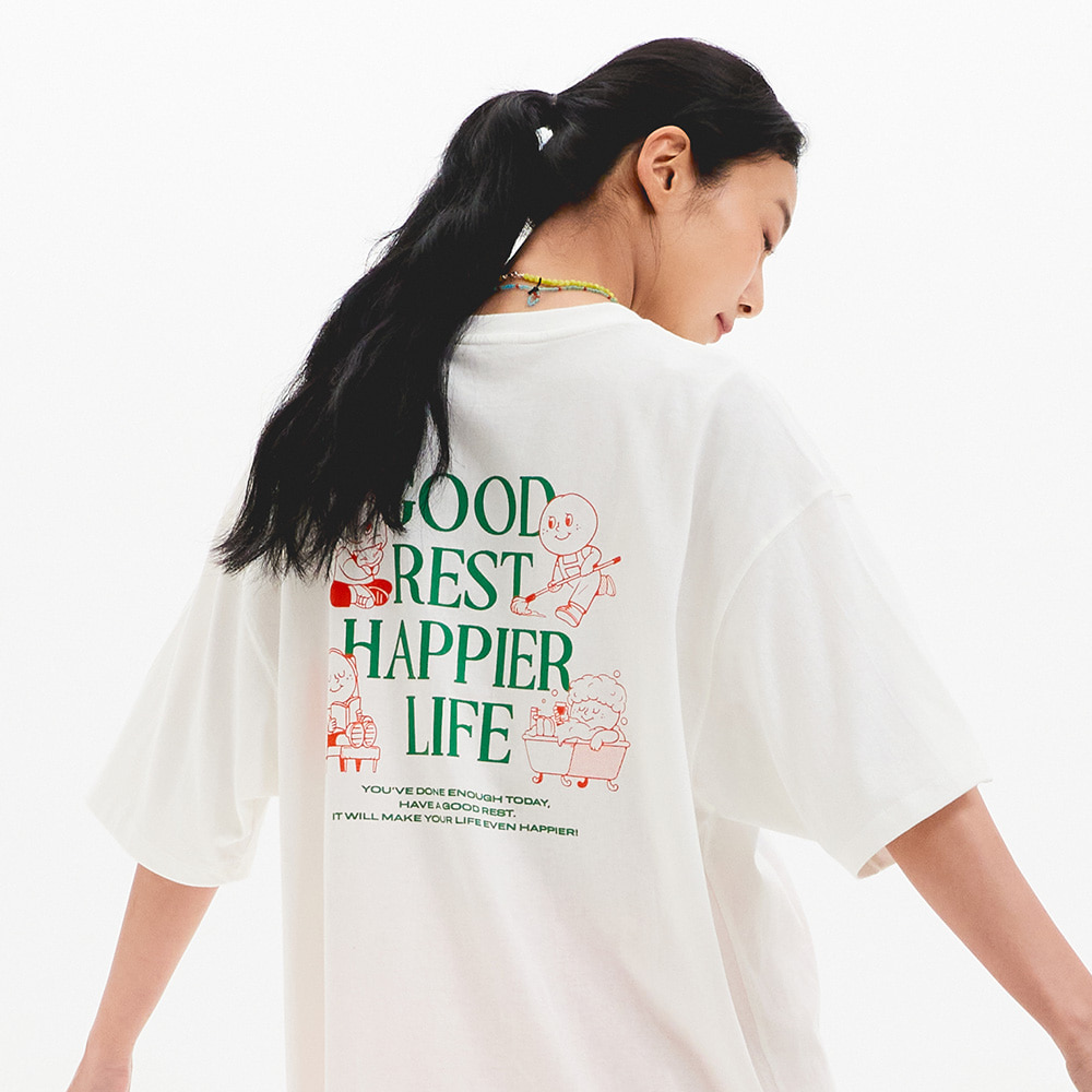 [Apparel] Good rest MNNS T-shirts_white