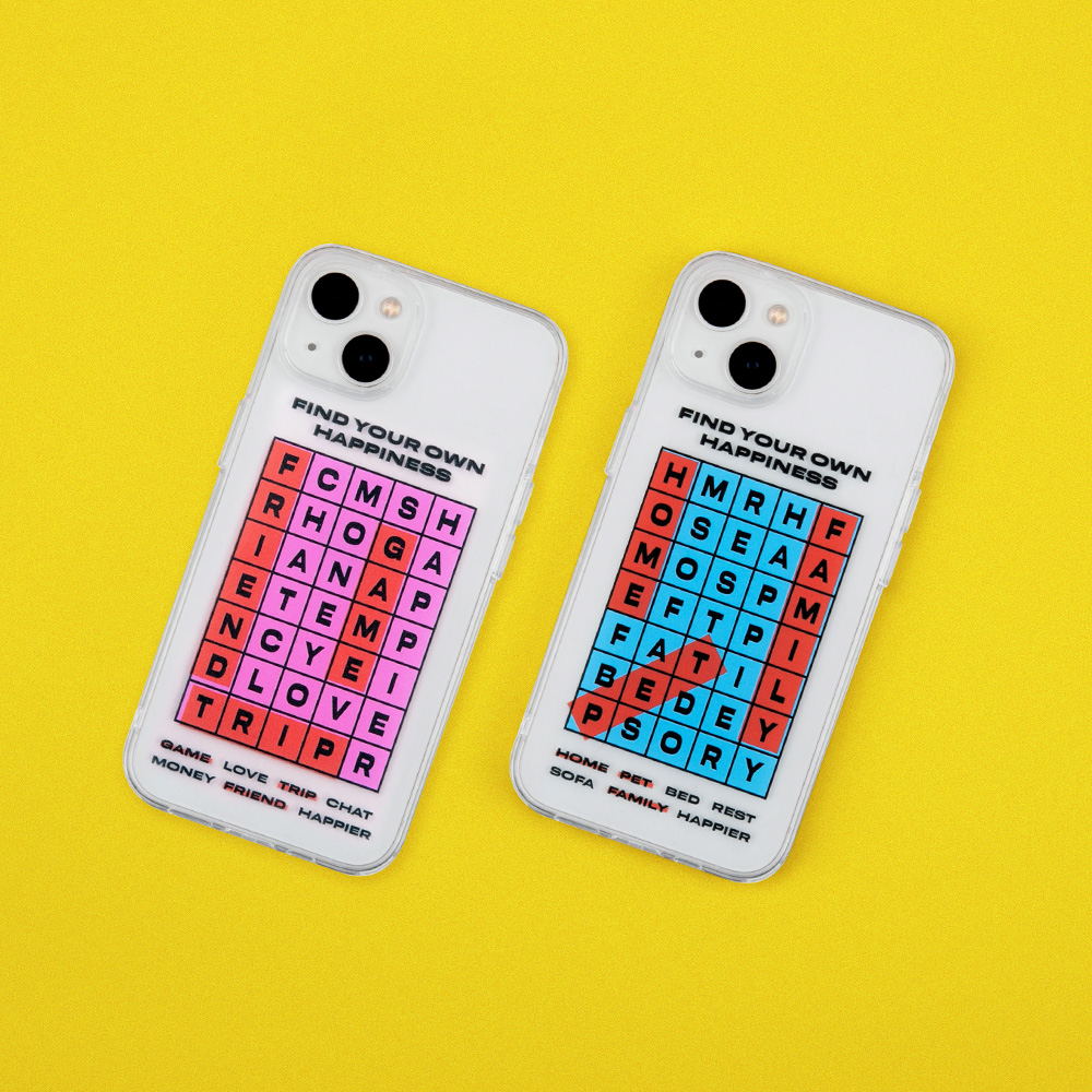 [Phone case] happiness puzzle