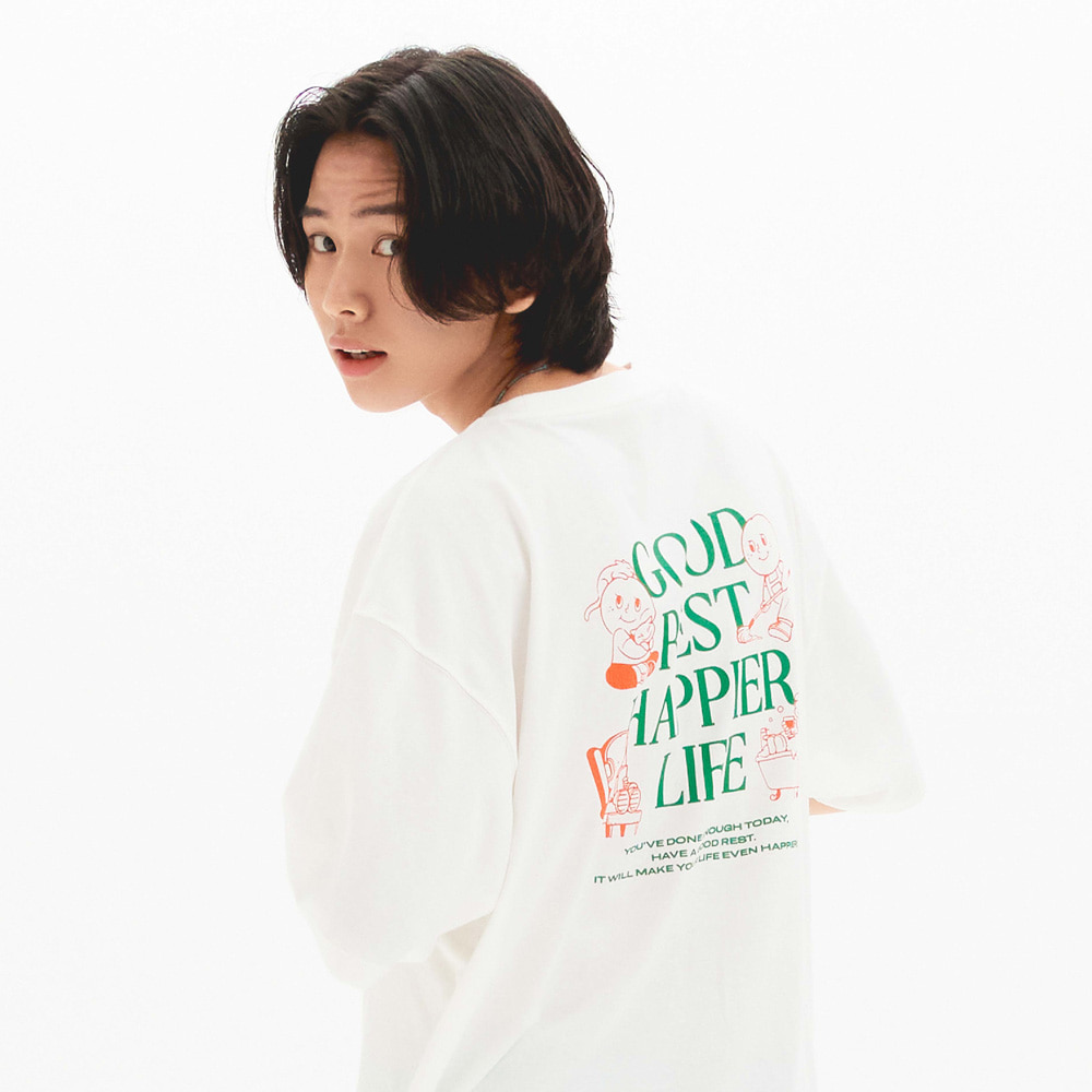 [Apparel] Good rest MNNS T-shirts_white